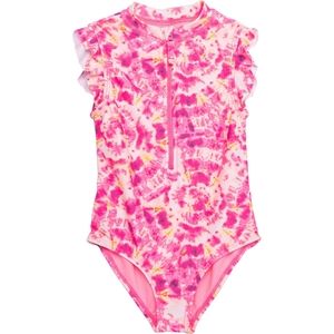 Kensie Tie-Dye Rash Guard Swimsuit 2T